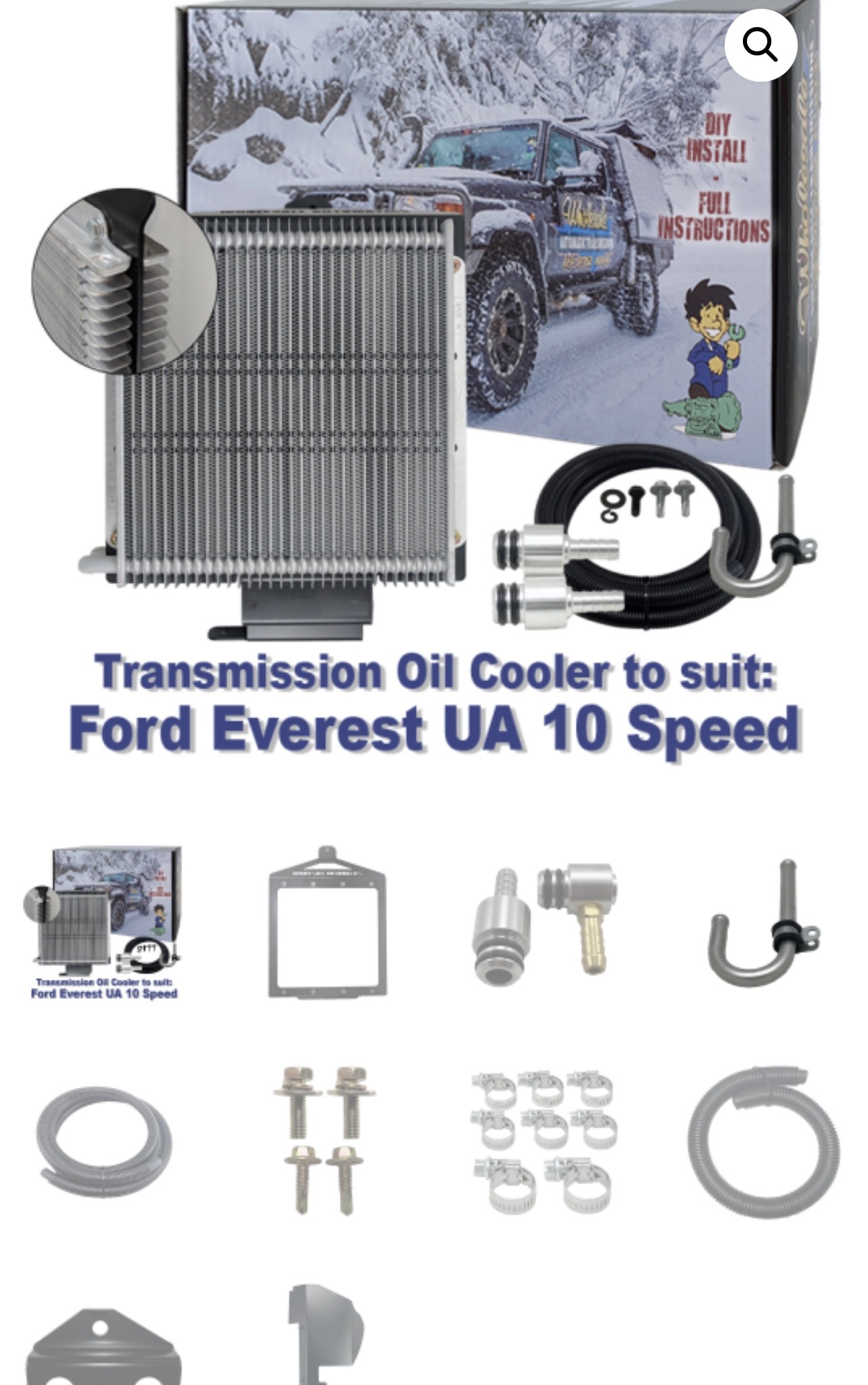 ford everest oil cooler