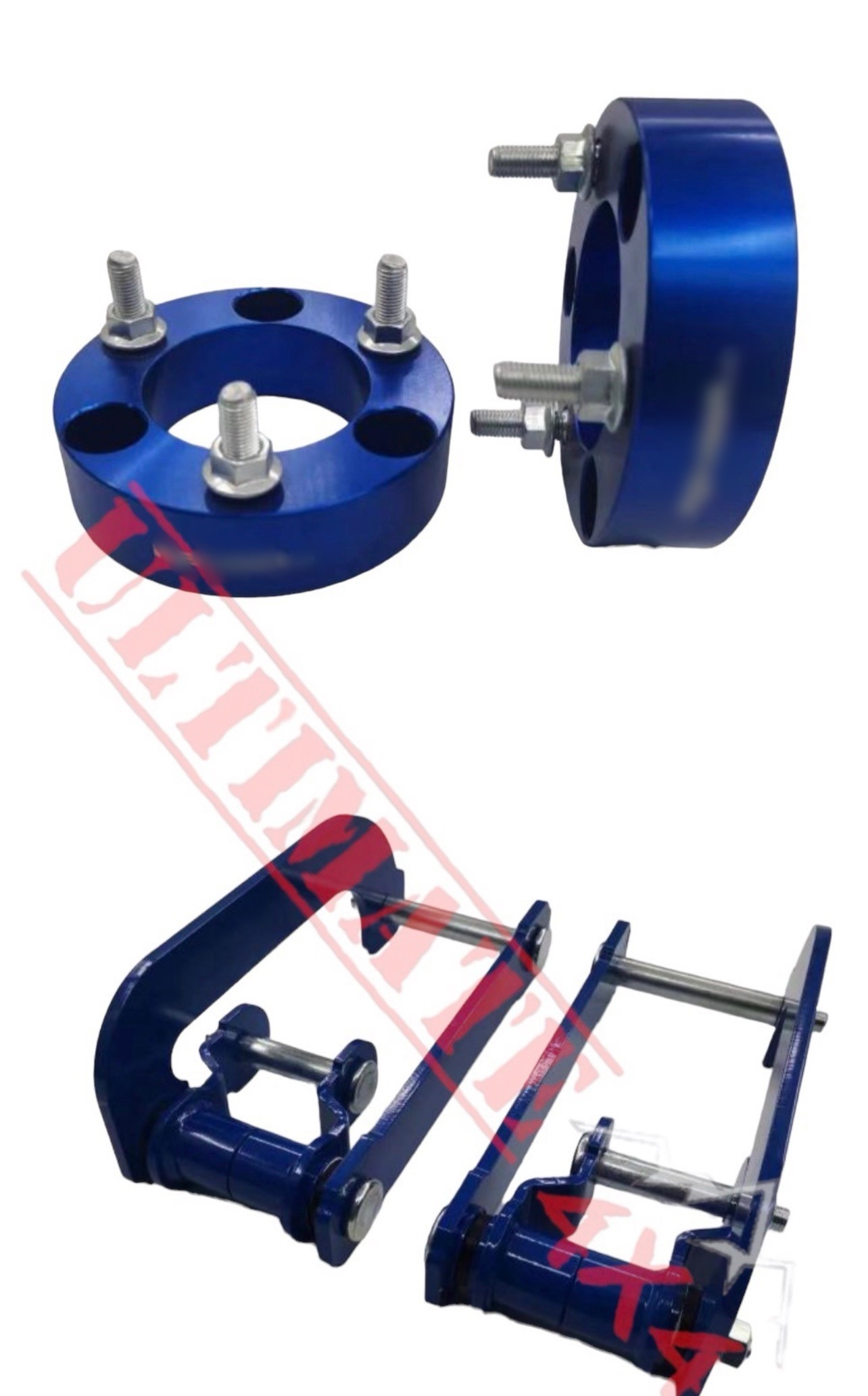 2″ LIFT KIT Stut Spacers Extended  Shackles To FIT FORD RANGER PX1 PX2 2012-2017